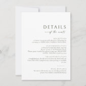 オリーブ・グリーン詳細情報エンクロージャカード ノートカード (正面)