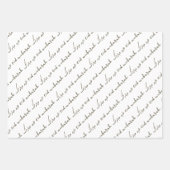 オリーブ・グリーン・イード・ムバラク・バイリンガル ラッピングペーパーシート (正面)