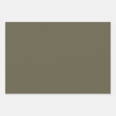 オリーブ・グリーン・キッズEid Mubarak ラッピングペーパーシート (正面3)