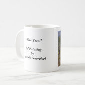 オリーブ コーヒーマグカップ (正面左)