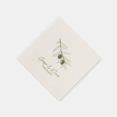 オリーブ スタンダードカクテルナプキン (角)