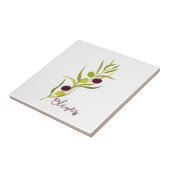 オリーブ タイル (側面)