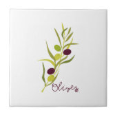 オリーブ タイル (正面)