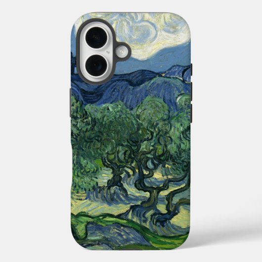 オリーブ・ツリーズ・バイ・ファン・ゴッホ絵画アート Case-Mate iPhoneケース (裏面)