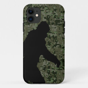 オリーブ·デジタル·カモフラージュでしゃがみ合う iPhone 11 ケース