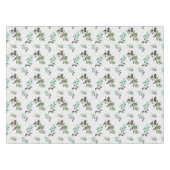 オリーブ，トスカーナ地中海の，夏 テーブルクロス (正面(横))