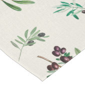オリーブ,トスカーナ地中海の,夏 ミディアムテーブルランナー (コーナー)