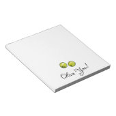 オリーブ ノートパッド (アングル)