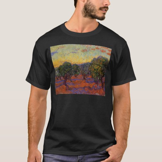 オリーブ-フィンセント・ファン・ゴッホ Tシャツ (正面)