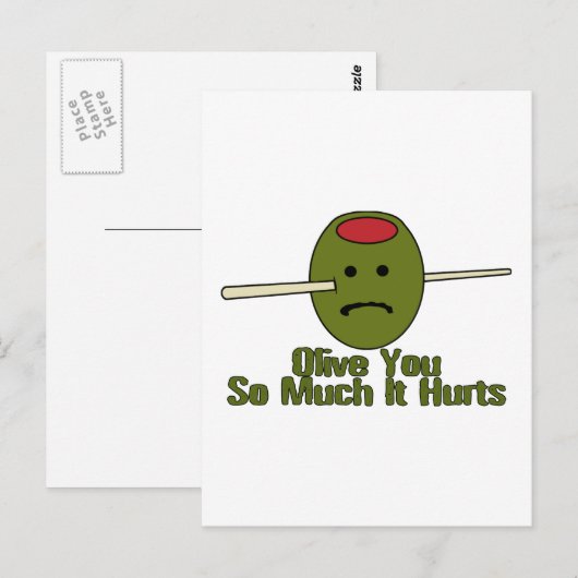 オリーブ ポストカード (正面/裏面)