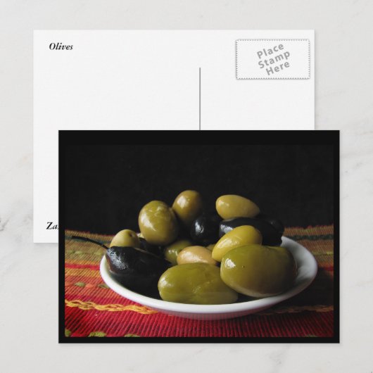 オリーブ ポストカード (正面/裏面)