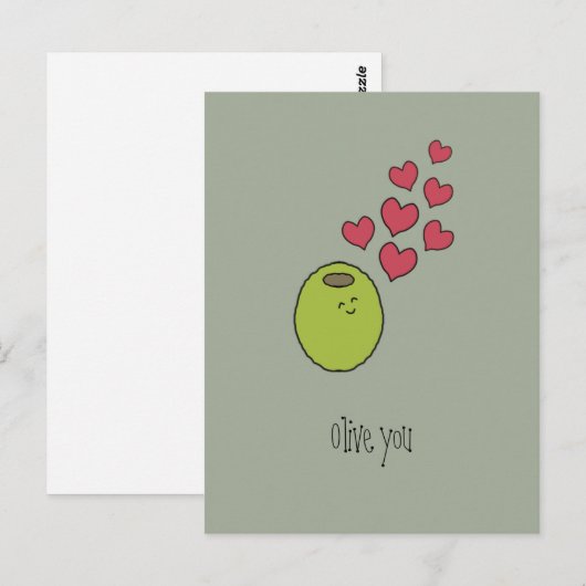 「オリーブ！」 ポストカード (正面/裏面)