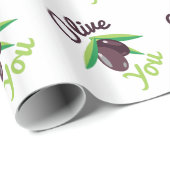 オリーブ ラッピングペーパー (ロールコーナー)