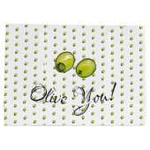 オリーブ ラージペーパーバッグ (裏面)