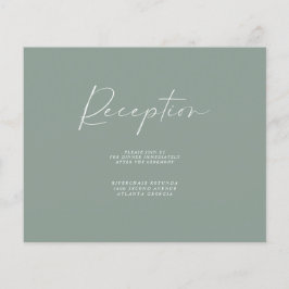 オリーブ レセプション情報カード | 予算 フライヤー