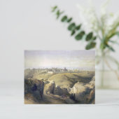 オリーブ・ロバーツ・デヴィッド山からのエルサレム ポストカード (スタンド正面)