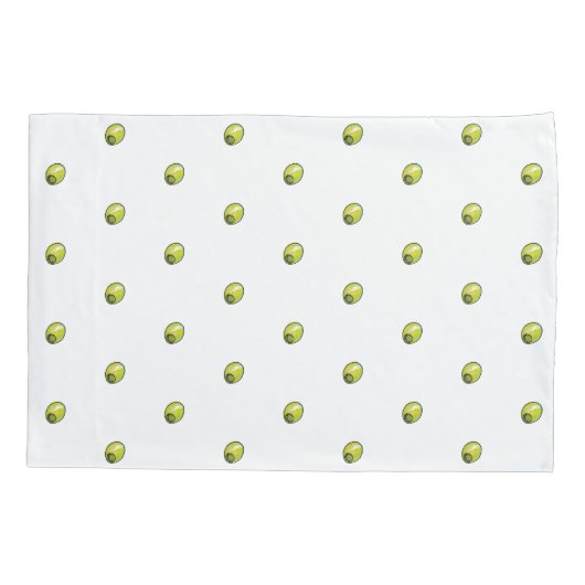 オリーブ 枕カバー (裏面)