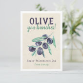 オリーブYou Bunches Kids Schoolバレンタインのカード エンクロージャーカード (スタンド正面)