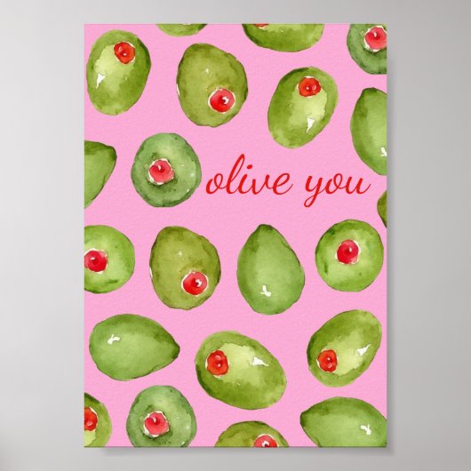 オリーブYou Waterカラー ポスター (正面)