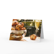 オリーボーレンと文字のクリスマスカード