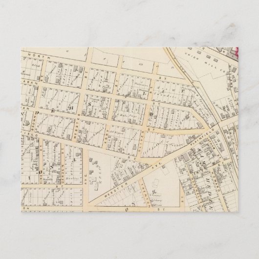 オリーヴィルプロビデンスロードアイランド ポストカード (正面)