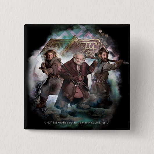 オリ・ドリ・ノリ 缶バッジ (正面)