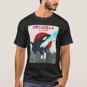 オルおもしろいカ愛好家に贈られるオルカジラキラー Tシャツ (正面)