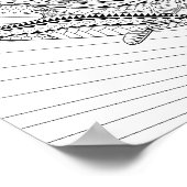 オルカとベビー大人着色ポスター ポスター (角)