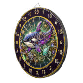 オルカと亀をテーマにしたウォールアート ダーツボード (正面右)