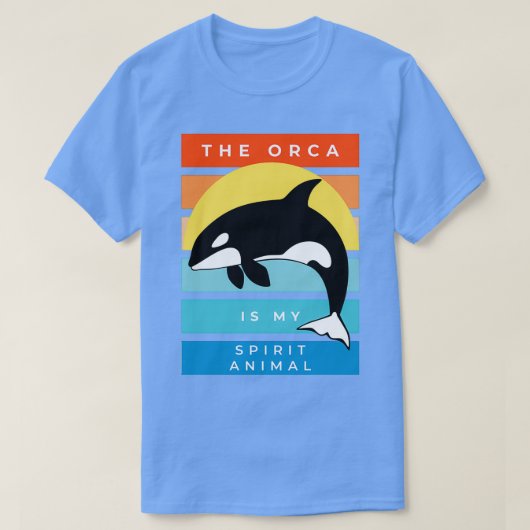 オルカは私の霊性動物1 Tシャツ (デザイン正面)