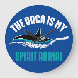 オルカは私の霊獣だ  ラージ壁時計