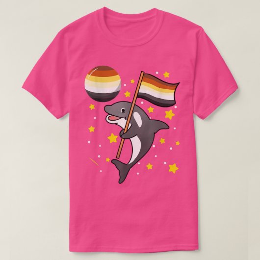 オルカイン宇宙ゲイベアプライド Tシャツ (デザイン正面)