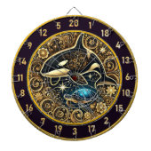 オルカエレガントタートルダーツボードデコール ダーツボード (正面)