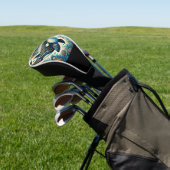 オルカキラークジラお洒落フローラ航海のビーチ ゴルフヘッドカバー (インサイチュ)