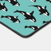 オルカキラークジラパーソナライズされた デスクマット (コーナー)