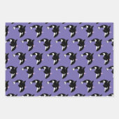 オルカキラークジラ誕生日 ラッピングペーパーシート (正面3)