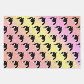 オルカキラークジラ誕生日 ラッピングペーパーシート (正面)