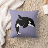 オルカキラークジラ クッション (ブランケット)