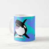 オルカキラークジラ コーヒーマグカップ (正面左)