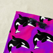 オルカキラークジラ ビーチタオル (インサイチュ)