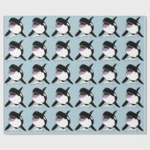 オルカキラークジラ ラッピングペーパー (フラット)
