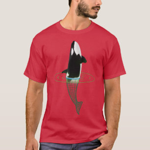 オルカキラーホエールシーパンダポータル未来的な交流 Tシャツ