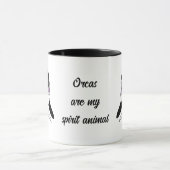 オルカキラーホエールスピリットアニマル マグカップ (中央)