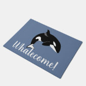 オルカキラーホエール  ドアマット (アングル)