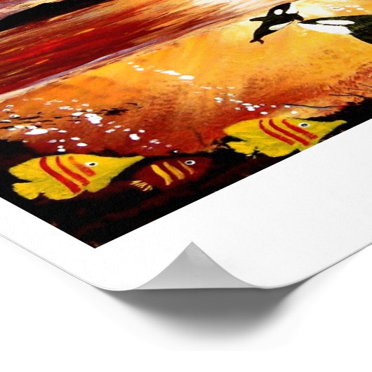 オルカキラー鯨「最初の息」 ポスター (角)