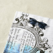 オルカクジラの古代地図を破る ビーチタオル (インサイチュ)