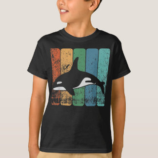 オルカクジラデザインキラークジラ Tシャツ