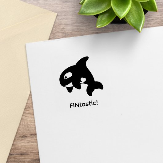 オルカクジラ最高 (fantastic) 1x1 ラバースタンプ