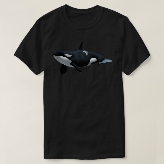 オルカクジラ2 Tシャツ (デザイン正面)