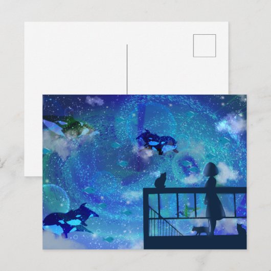 オルカクジラ ポストカード (正面/裏面)